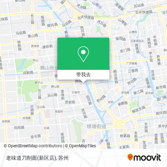 老味道刀削面(新区店)地图