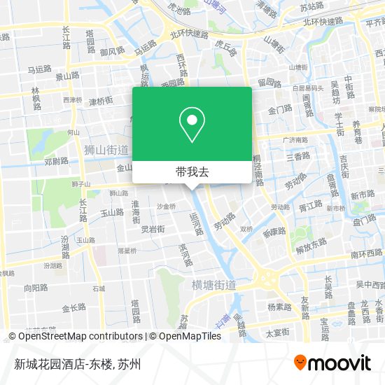 新城花园酒店-东楼地图