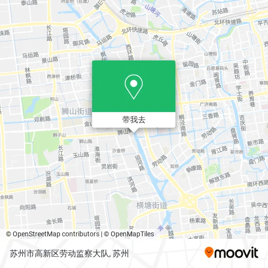 苏州市高新区劳动监察大队地图