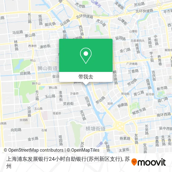 上海浦东发展银行24小时自助银行(苏州新区支行)地图