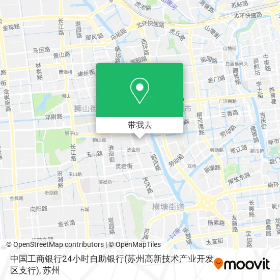中国工商银行24小时自助银行(苏州高新技术产业开发区支行)地图