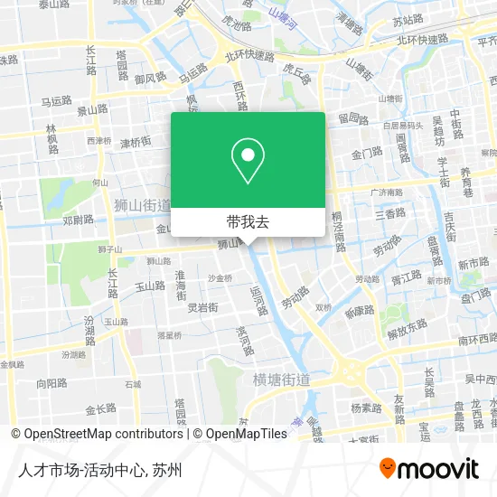 人才市场-活动中心地图