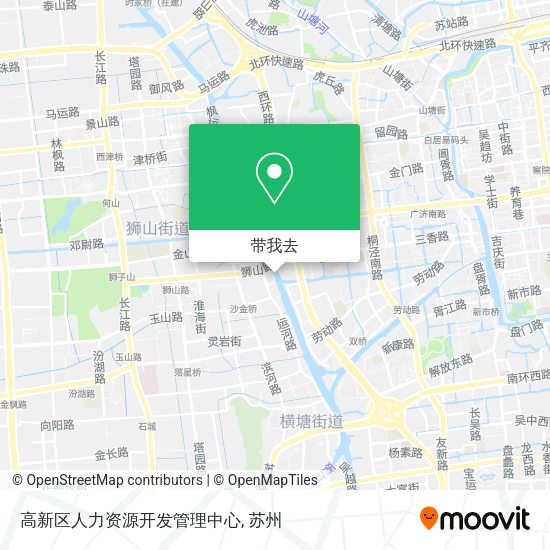 高新区人力资源开发管理中心地图
