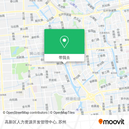 高新区人力资源开发管理中心地图