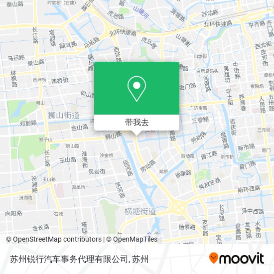 苏州锐行汽车事务代理有限公司地图