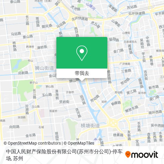 中国人民财产保险股份有限公司(苏州市分公司)-停车场地图