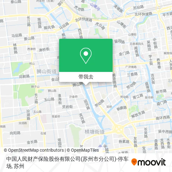 中国人民财产保险股份有限公司(苏州市分公司)-停车场地图