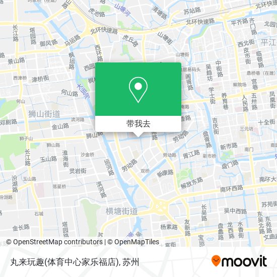 丸来玩趣(体育中心家乐福店)地图