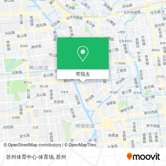 苏州体育中心-体育场地图