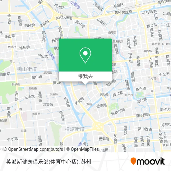 英派斯健身俱乐部(体育中心店)地图