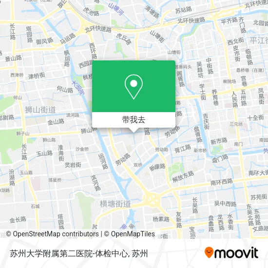 苏州大学附属第二医院-体检中心地图