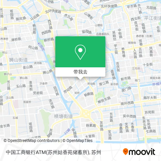 中国工商银行ATM(苏州姑香苑储蓄所)地图