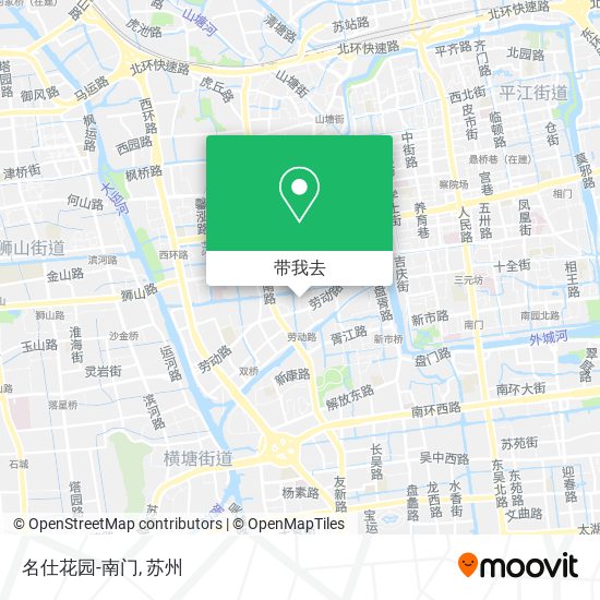 名仕花园-南门地图