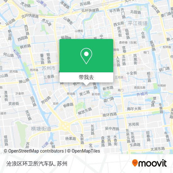 沧浪区环卫所汽车队地图