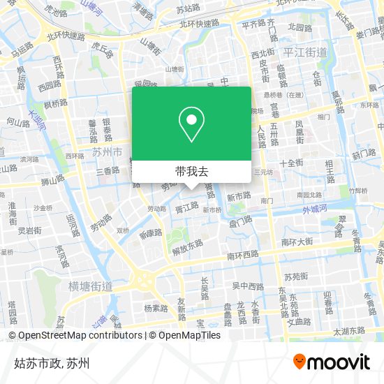 姑苏市政地图