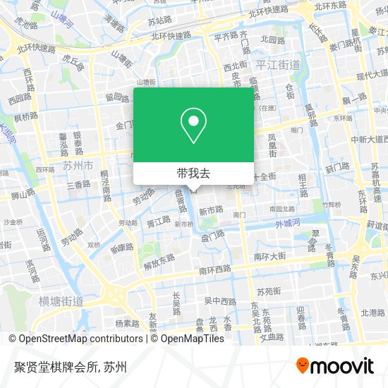 聚贤堂棋牌会所地图