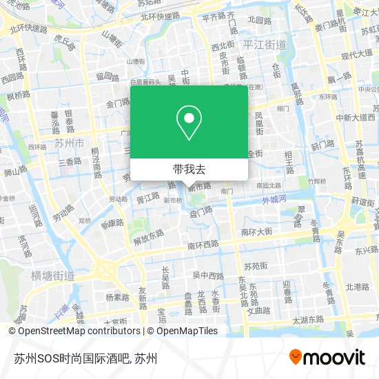苏州SOS时尚国际酒吧地图