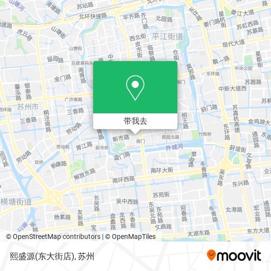 熙盛源(东大街店)地图