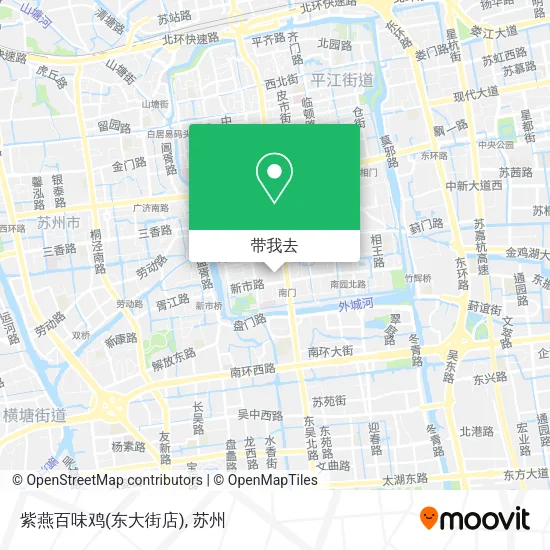 紫燕百味鸡(东大街店)地图