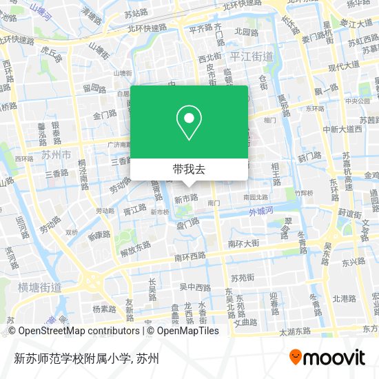 新苏师范学校附属小学地图