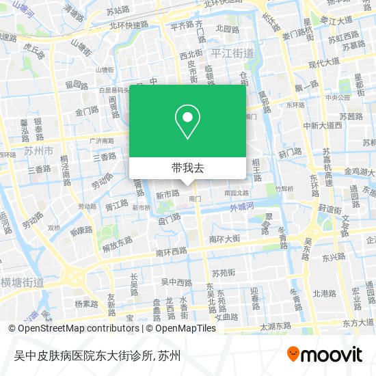 吴中皮肤病医院东大街诊所地图