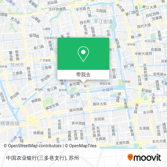 中国农业银行(三多巷支行)地图