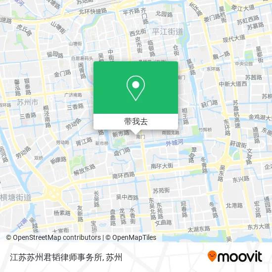江苏苏州君韬律师事务所地图