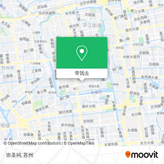 崇圣祠地图