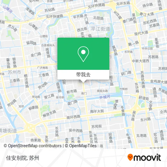 佳安别院地图