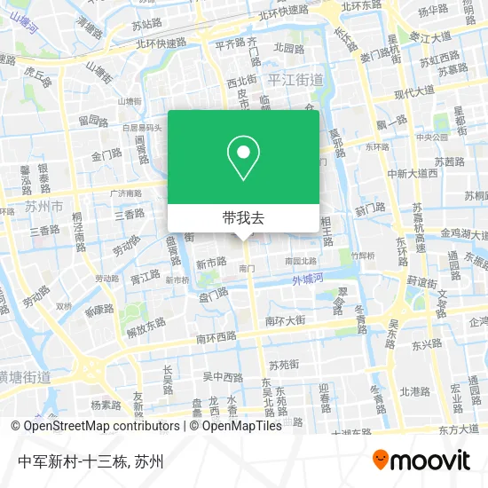 中军新村-十三栋地图