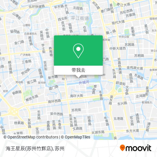 海王星辰(苏州竹辉店)地图