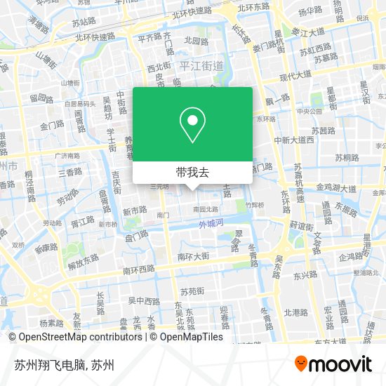 苏州翔飞电脑地图