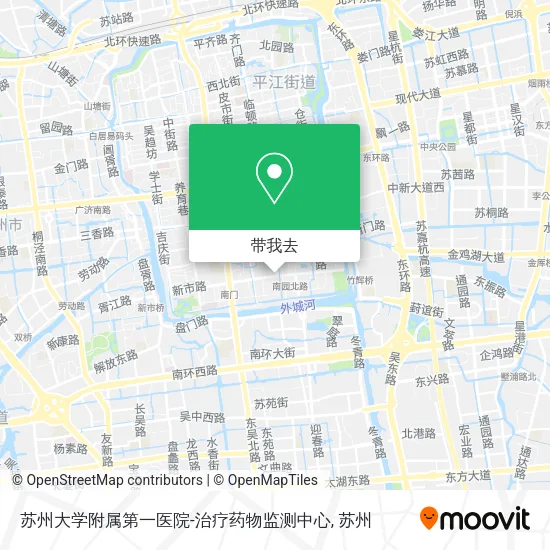 苏州大学附属第一医院-治疗药物监测中心地图