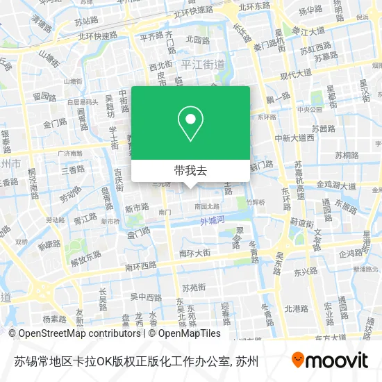 苏锡常地区卡拉OK版权正版化工作办公室地图