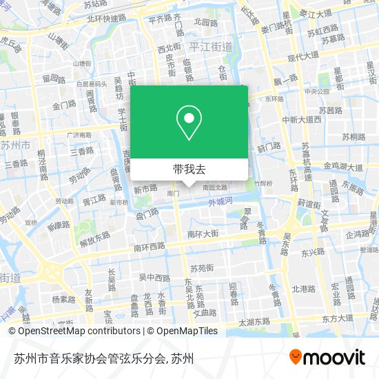 苏州市音乐家协会管弦乐分会地图