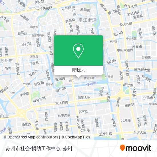 苏州市社会-捐助工作中心地图