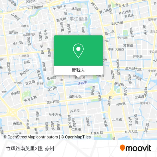 竹辉路南英里2幢地图