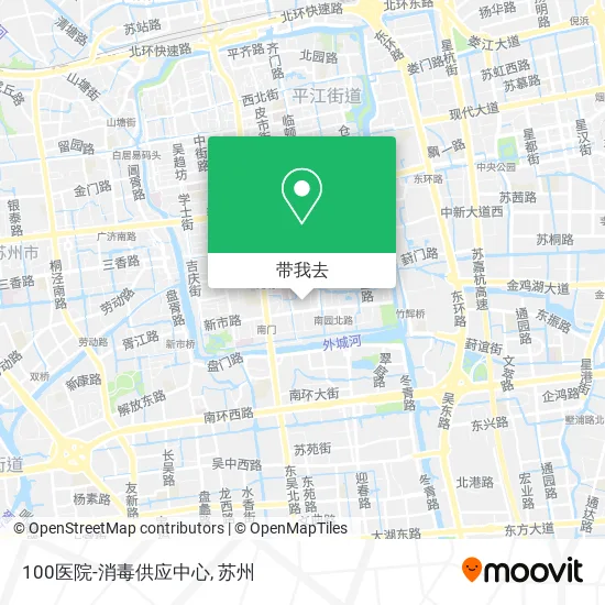 100医院-消毒供应中心地图
