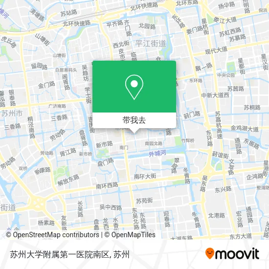 苏州大学附属第一医院南区地图