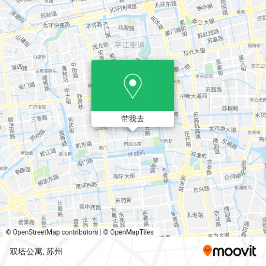 双塔公寓地图