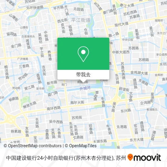 中国建设银行24小时自助银行(苏州木杏分理处)地图