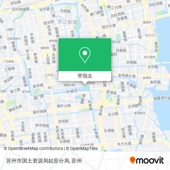 苏州市国土资源局姑苏分局地图