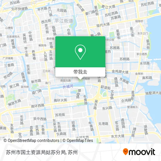 苏州市国土资源局姑苏分局地图