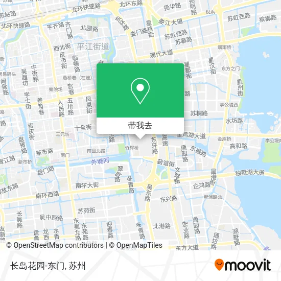 长岛花园-东门地图