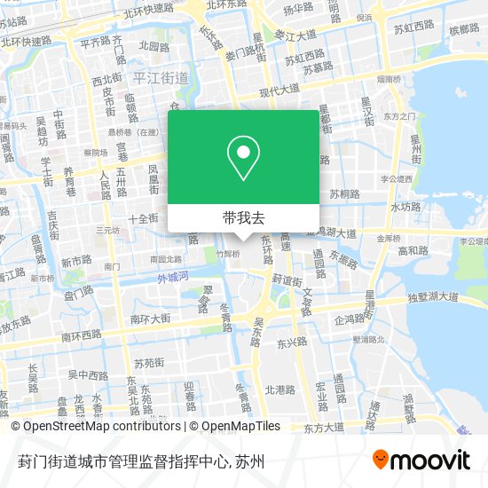 葑门街道城市管理监督指挥中心地图