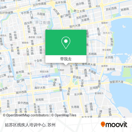 姑苏区残疾人培训中心地图