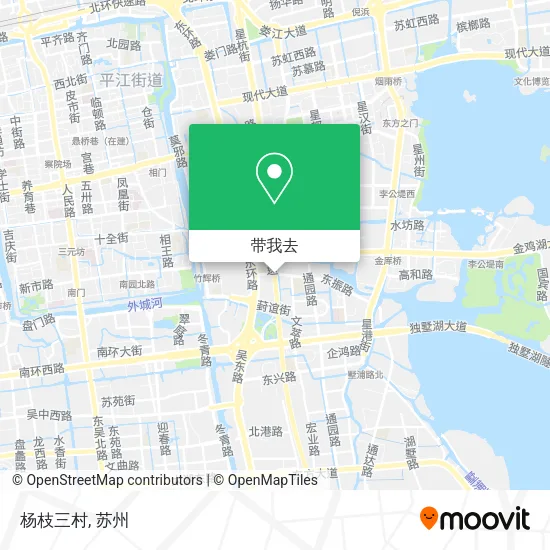 杨枝三村地图