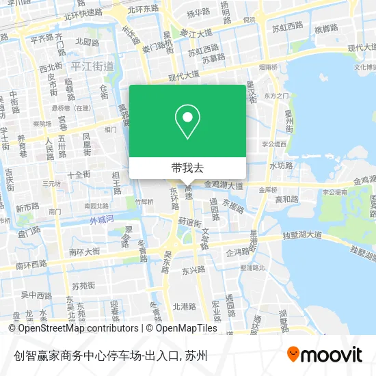 创智赢家商务中心停车场-出入口地图