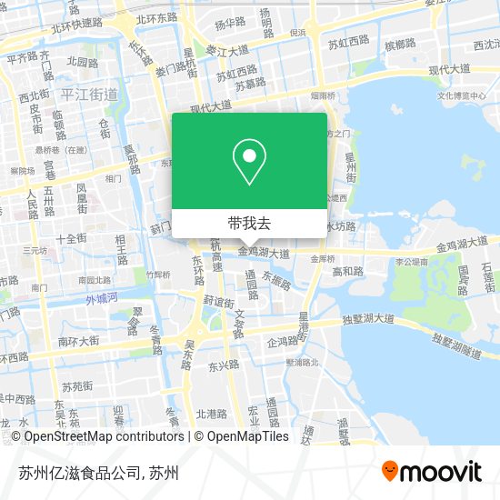 苏州亿滋食品公司地图