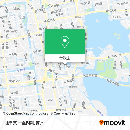 独墅苑-一至四期地图